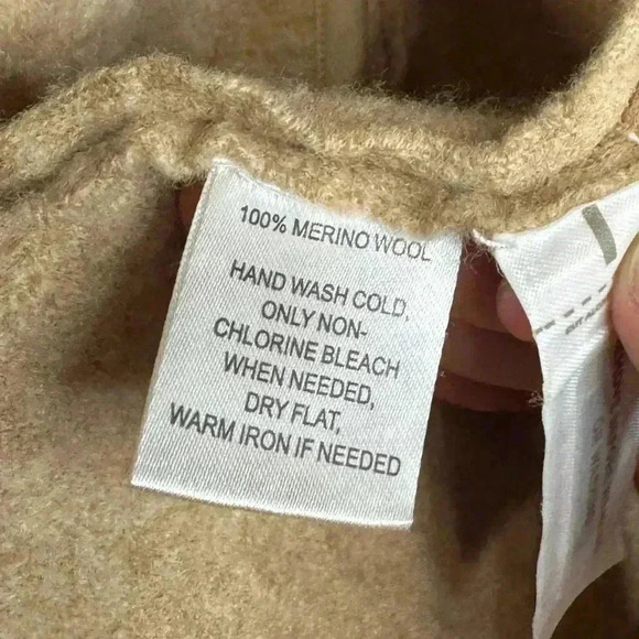 Loft merino wool camel color blazer size M - Picture 3 of 4